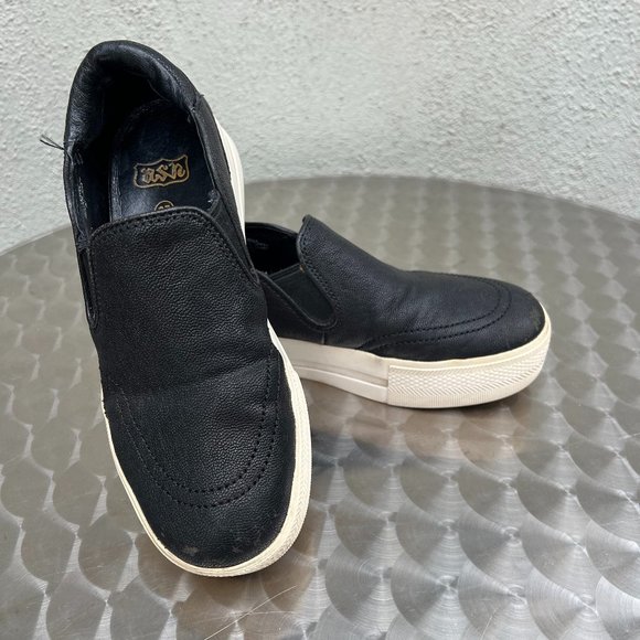 Ash Leather Platform Loafers - Picture 1 of 5